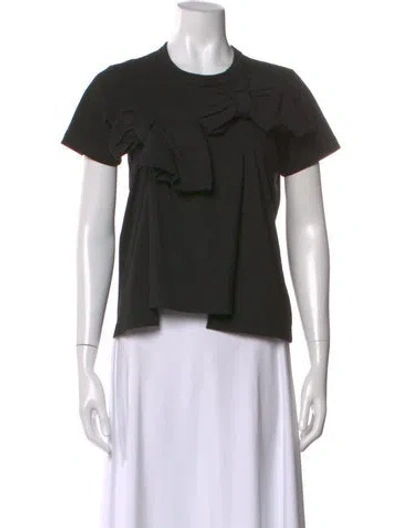 Pre-owned Comme Des Garçons Crew Neck Short Sleeve T-shirt In Black