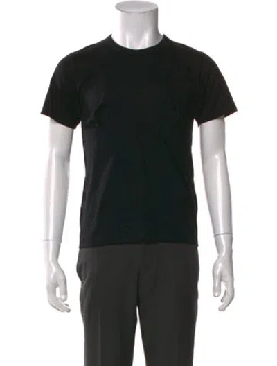 Pre-owned Comme Des Garçons Crew Neck Short Sleeve T-shirt In Black