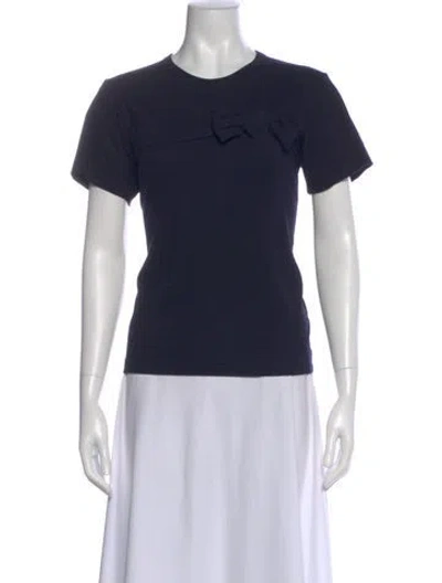 Pre-owned Comme Des Garçons Crew Neck Short Sleeve T-shirt In Blue