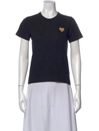 Pre-owned Comme Des Garçons Crew Neck Short Sleeve T-shirt In Blue