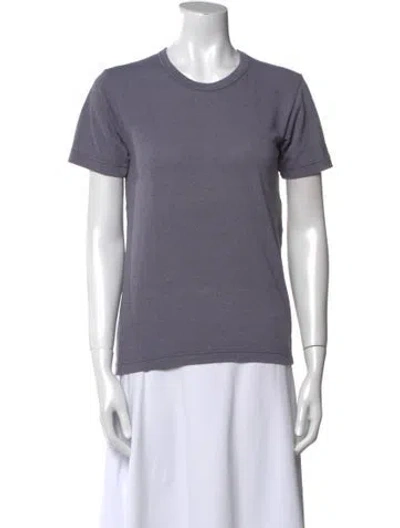 Pre-owned Comme Des Garçons Crew Neck Short Sleeve T-shirt In Gray