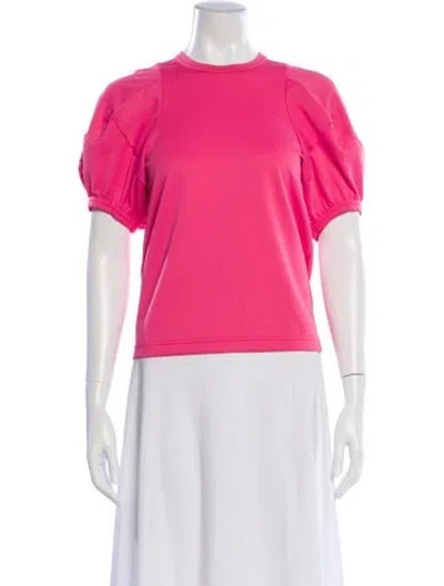 Pre-owned Comme Des Garçons Crew Neck Short Sleeve T-shirt In Pink