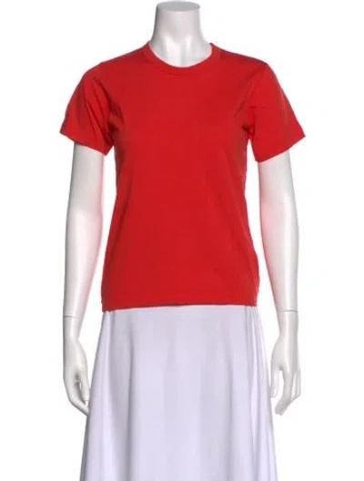 Pre-owned Comme Des Garçons Crew Neck Short Sleeve T-shirt In Red