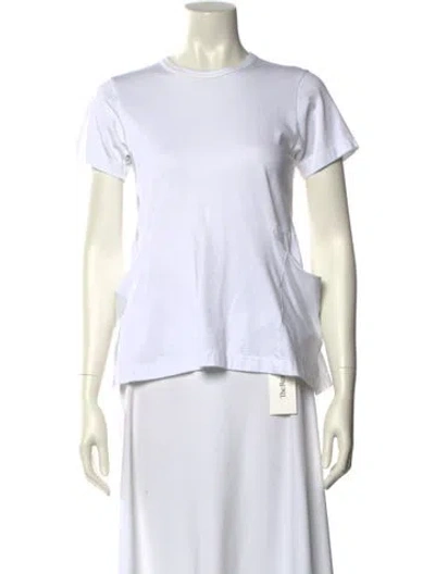 Pre-owned Comme Des Garçons Crew Neck Short Sleeve T-shirt In White
