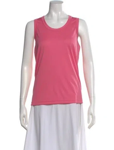 Pre-owned Comme Des Garçons Crew Neck Sleeveless Top In Pink