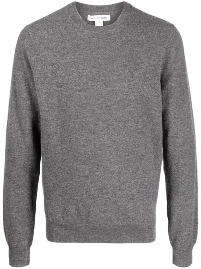 Comme Des Garçons Crew Neck Sweater In Gray