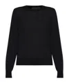 Comme Des Garçons Crew Neck Sweater In Black