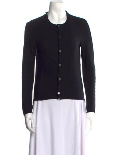 Pre-owned Comme Des Garçons Crew Neck Sweater In Black