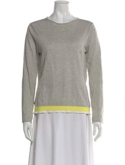 Pre-owned Comme Des Garçons Crew Neck Sweater In Gray