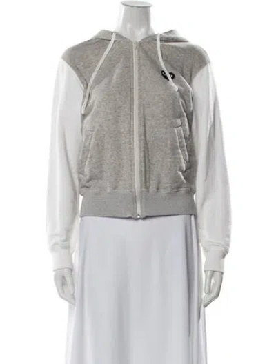 Pre-owned Comme Des Garçons Crew Neck Sweater In Gray