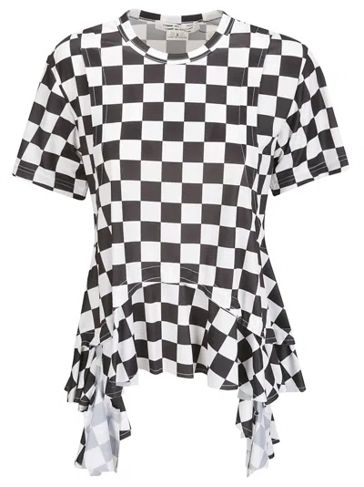Comme Des Garçons Crew Neck T-shirt In White