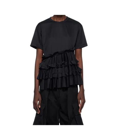 Comme Des Garçons Crew Neck T-shirt In Black