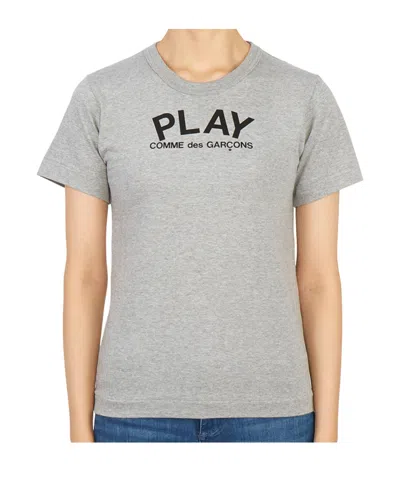Comme Des Garçons Crew Neck T-shirt In Gray
