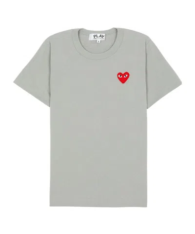Comme Des Garçons Crew Neck T-shirt In Gray