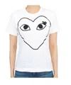 Comme Des Garçons Crew Neck T-shirt In White