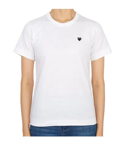Comme Des Garçons Crew Neck T-shirt In White