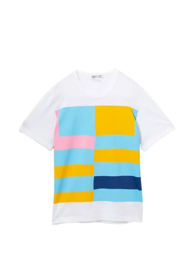 Comme Des Garçons Crew Neck T-shirt In White