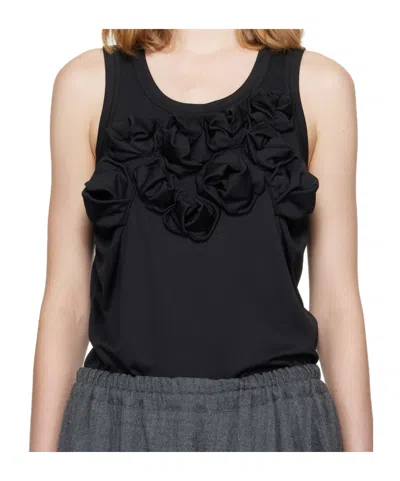 Comme Des Garçons Crew Neck Vest In Brown