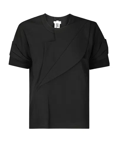 Comme Des Garçons Crewneck T-shirt In Black