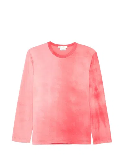 Comme Des Garçons Crewneck T-shirt In Pink