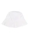 Comme Des Garçons Crochet-knit Cotton Bucket Hat In White