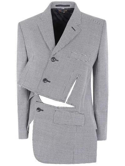 Comme Des Garçons Cropped Jacket Clothing In Gray