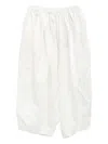 Comme Des Garçons Pants In White Polyester