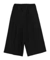 Comme Des Garçons Cropped Trousers In Black