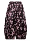 Comme Des Garçons Patterned Casual Pants In Black
