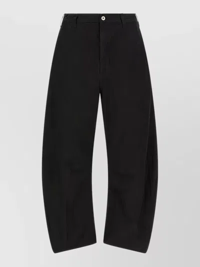 Comme Des Garçons Curved-leg Denim Trousers In Multi