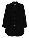 Comme Des Garçons Cut-out Blouses In Black