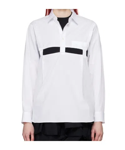 Comme Des Garçons Cut-out Long-sleeve Shirt