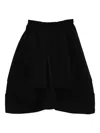 Comme Des Garçons Cut-out Skirt In Black