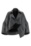 Comme Des Garçons Deconstructed Blazer In Gray