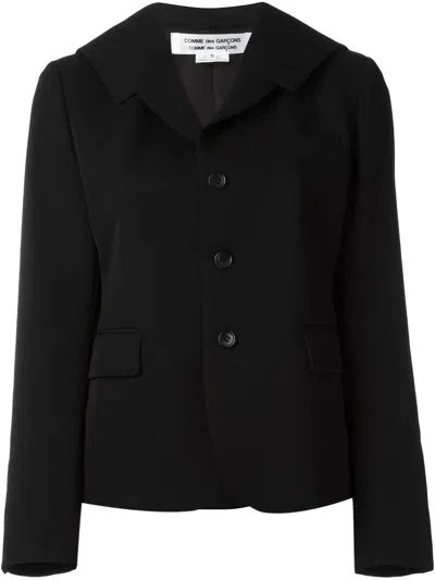 Comme Des Garçons Blazer Mit Dekonstruiertem Revers In Black