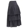 Comme Des Garçons Comme Des Garcons Deconstructed Wrap Bias Placket Cutout Shirt In Grey