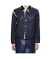 Comme Des Garçons Denim-print Jacket