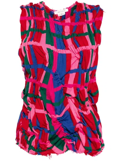 COMME DES GARÇONS COMME DES GARÇONS DES GARÇONS MULTICOLOR SLEEVELESS KNIT