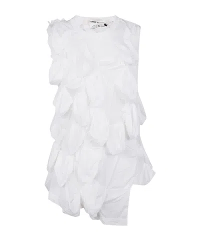 COMME DES GARÇONS COMME DES GARÇONS DETAILED SLEEVELESS TOP