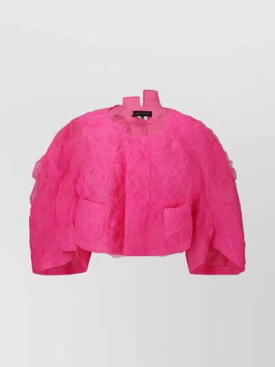 COMME DES GARÇONS DISTINCTIVE COLLAR CROPPED LENGTH JACKET