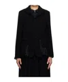 Comme Des Garçons Distressed-effect Ripped Single-breasted Blazer