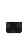 Comme Des Garçons Dot Pouch Wallet In Black