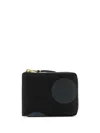 Comme Des Garçons Dot Wallet In Black