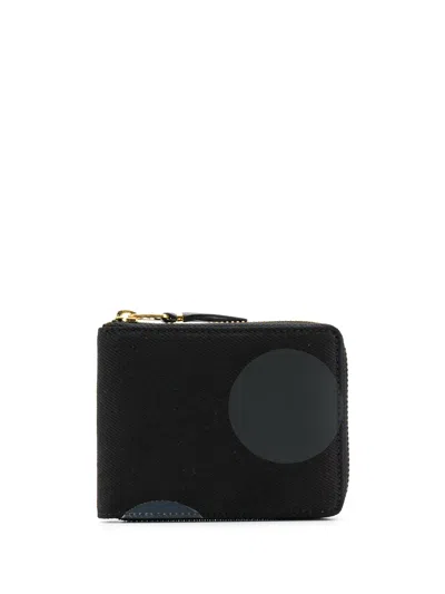 Comme Des Garçons Dot Wallet In Black