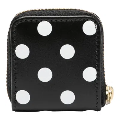 Comme Des Garçons Dots Printed Leather Line Coin Pouch