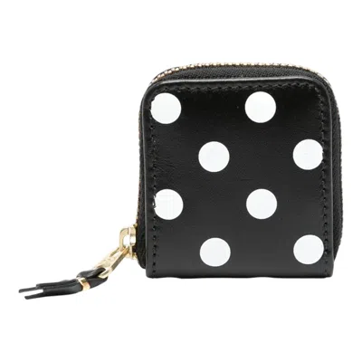 Comme Des Garçons Dots Printed Leather Line Coin Pouch