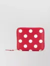 Comme Des Garçons Dots Printed Leather Line Wallet Accessories