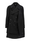 Comme Des Garçons Double-breasted Coat 4 Sleeves