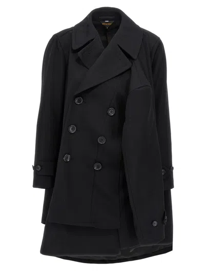 COMME DES GARÇONS DOUBLE-BREASTED COAT 4 SLEEVES
