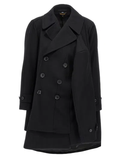 COMME DES GARÇONS COMME DES GARÇONS DOUBLE-BREASTED COAT 4 SLEEVES